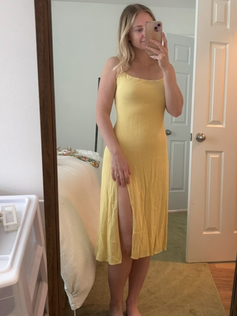 Butter Yellow Dress
